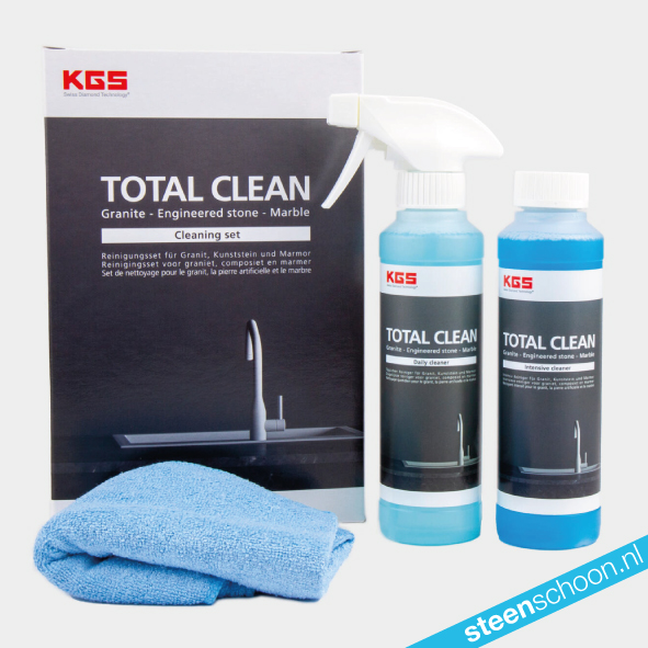 KGS Total Clean Reinigingsset voor graniet, composiet en marmer